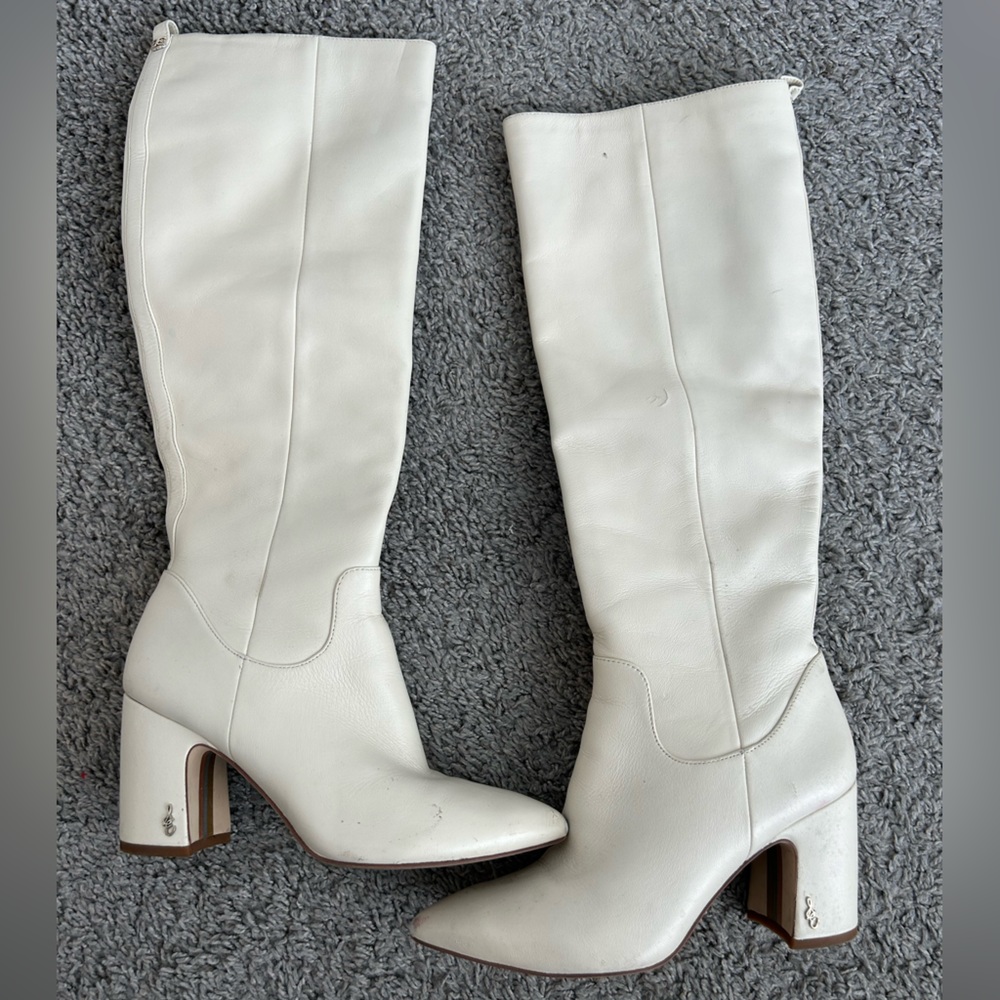 Sam Edelman Women’s Cream mid-length Boots